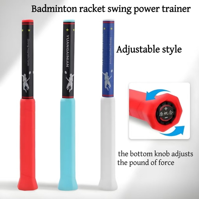 Badminton Rebound Trainer - Free Adjustable Force Pound Badminton Swing