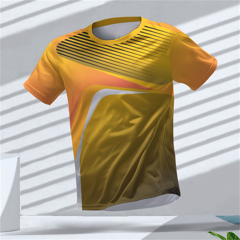 T Shirt Dry Fit - Men Sports Short Sleeve T-Shirt Quick