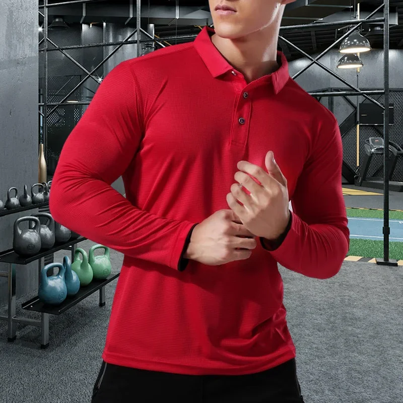 Men Running Sport Shirts Tops  - T Shirt Dry Fit ulasan dan harga