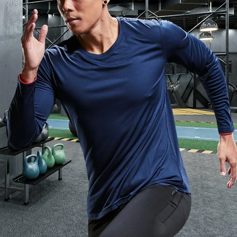 Men Running Sport Shirts Tops  - T Shirt Dry Fit ulasan dan harga