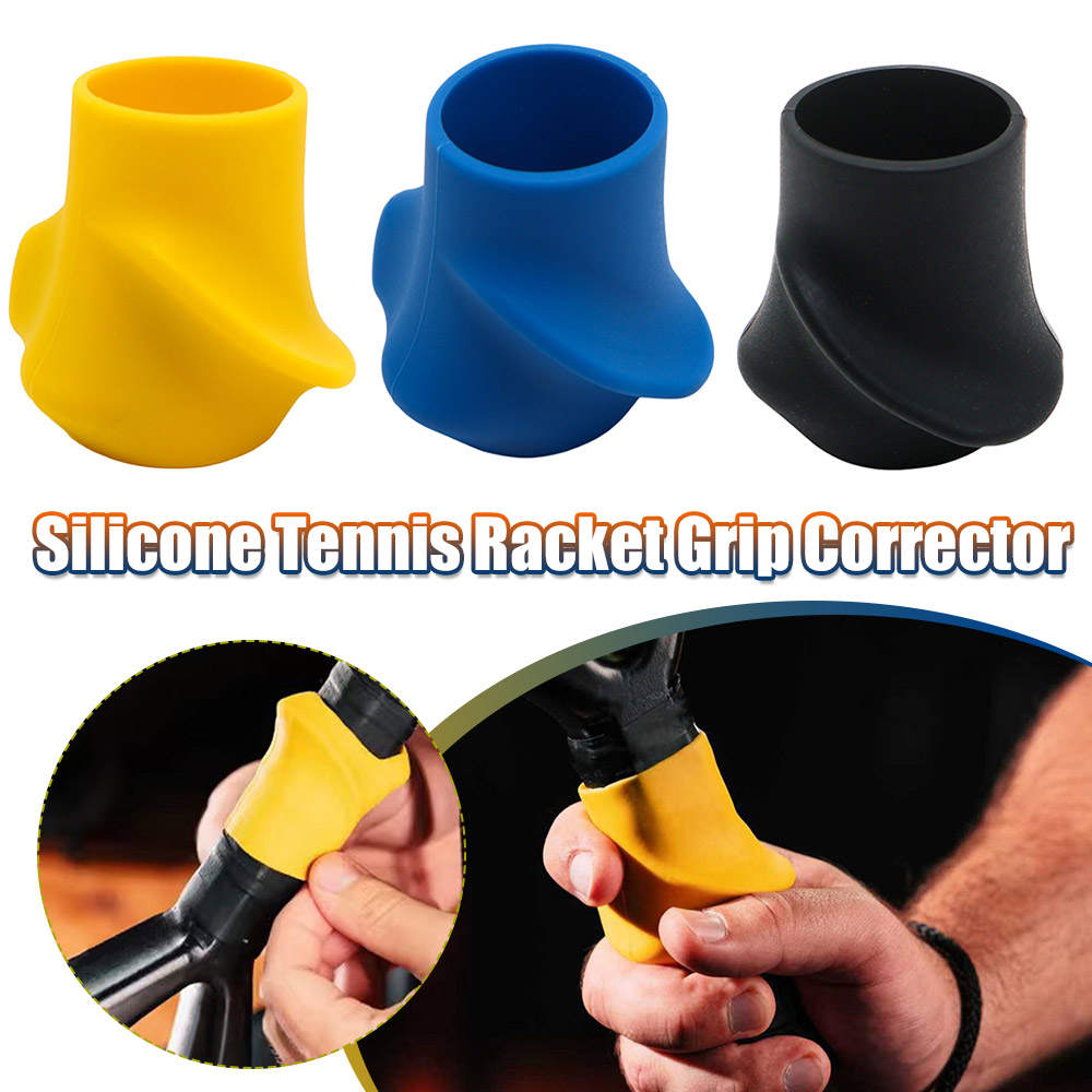 Silicone Tennis Racket Grip Co - Badminton Rebound Trainer ulasan dan harga