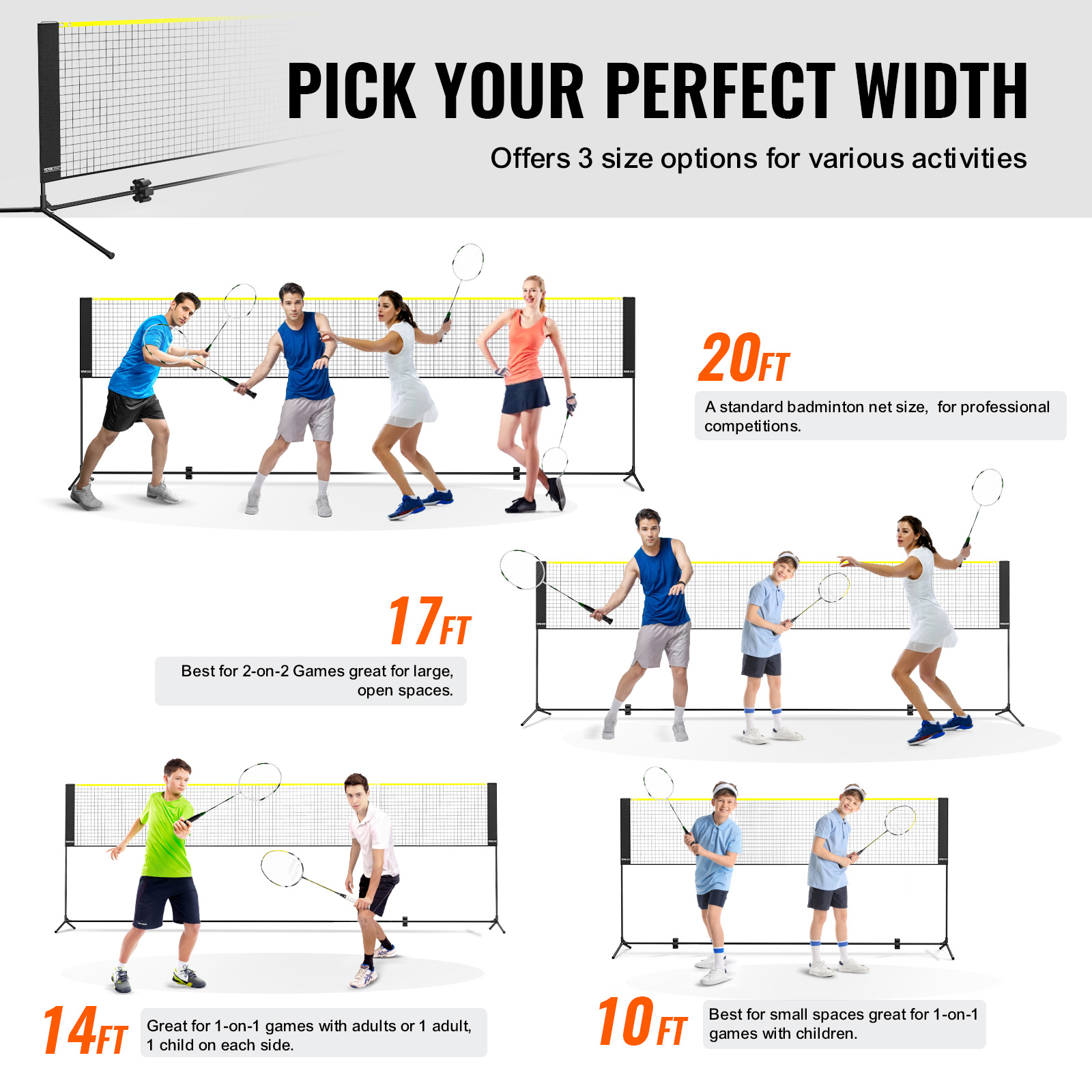 SucceBuy 20FT Badminton Net He - Badminton Rebound Trainer ulasan dan harga