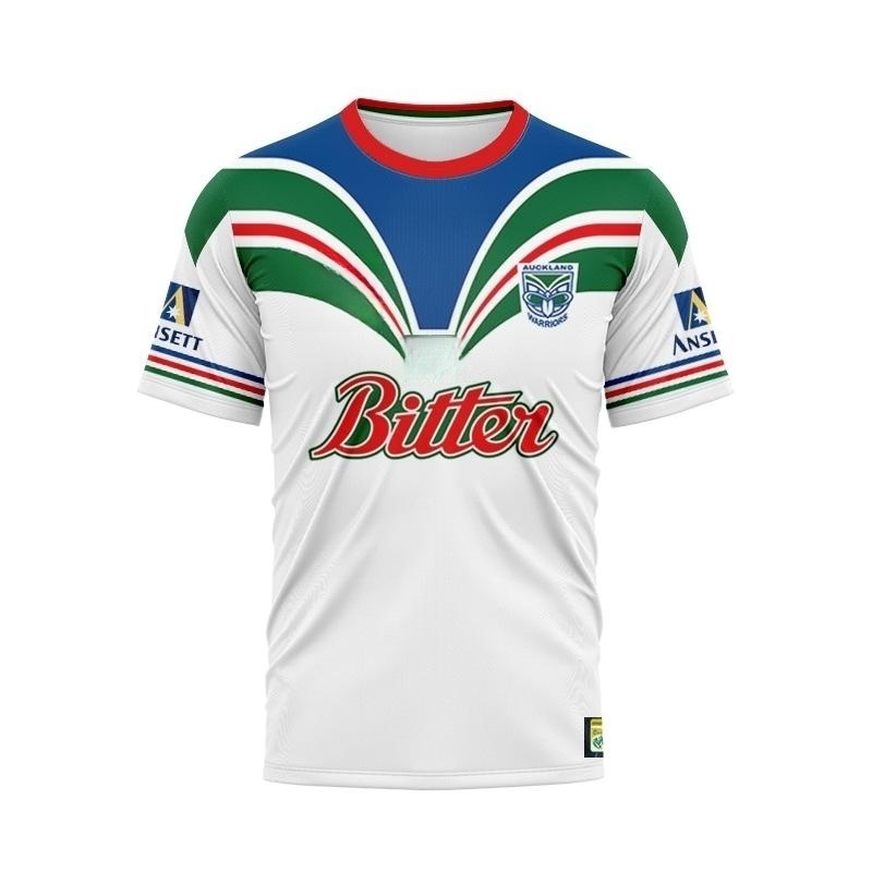 Retro jersey Warriors Adult Me - T Shirt Dry Fit ulasan dan harga