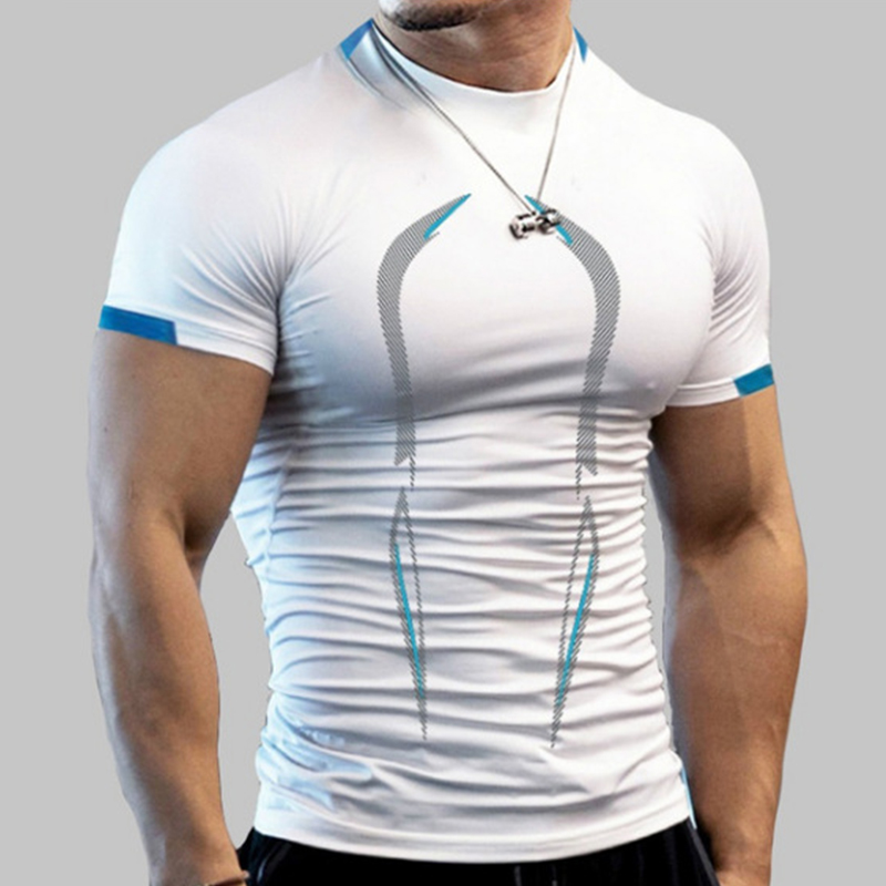 Stylish Gym Workout Compressio - T Shirt Dry Fit ulasan dan harga