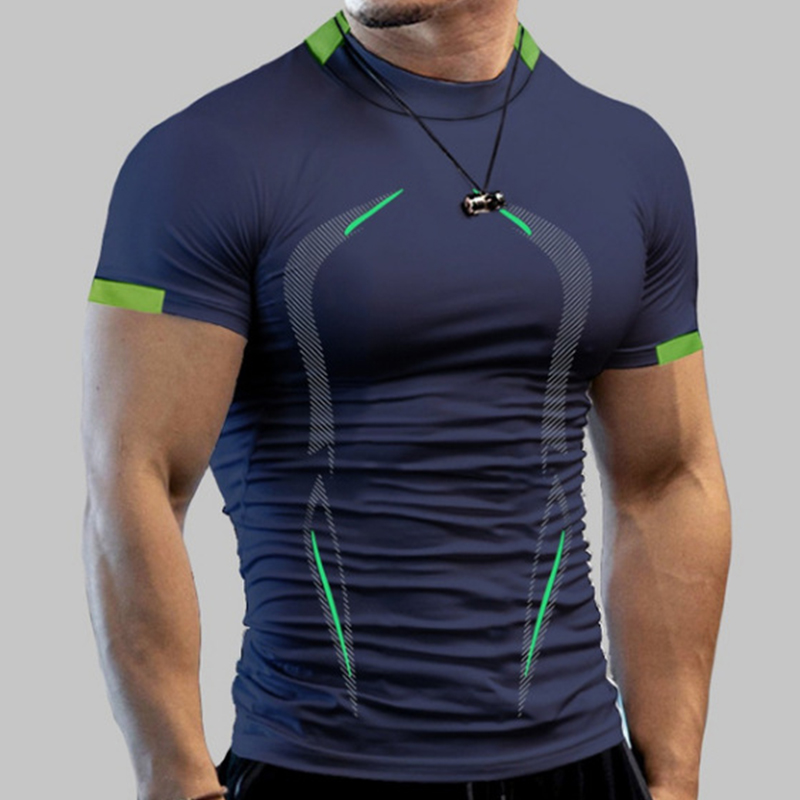 Stylish Gym Workout Compressio - T Shirt Dry Fit ulasan dan harga