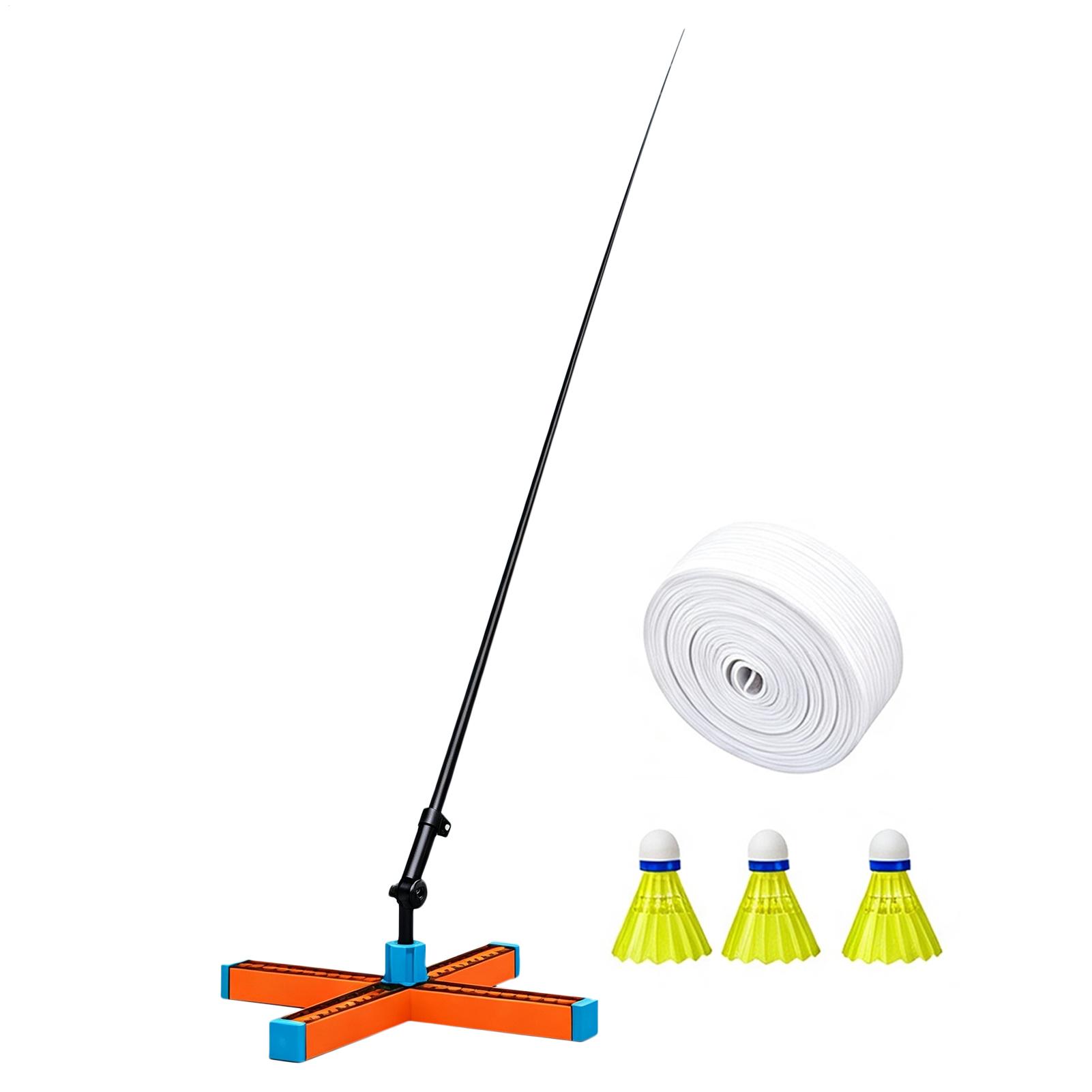 Badminton Single Training Aid  - Badminton Rebound Trainer ulasan dan harga