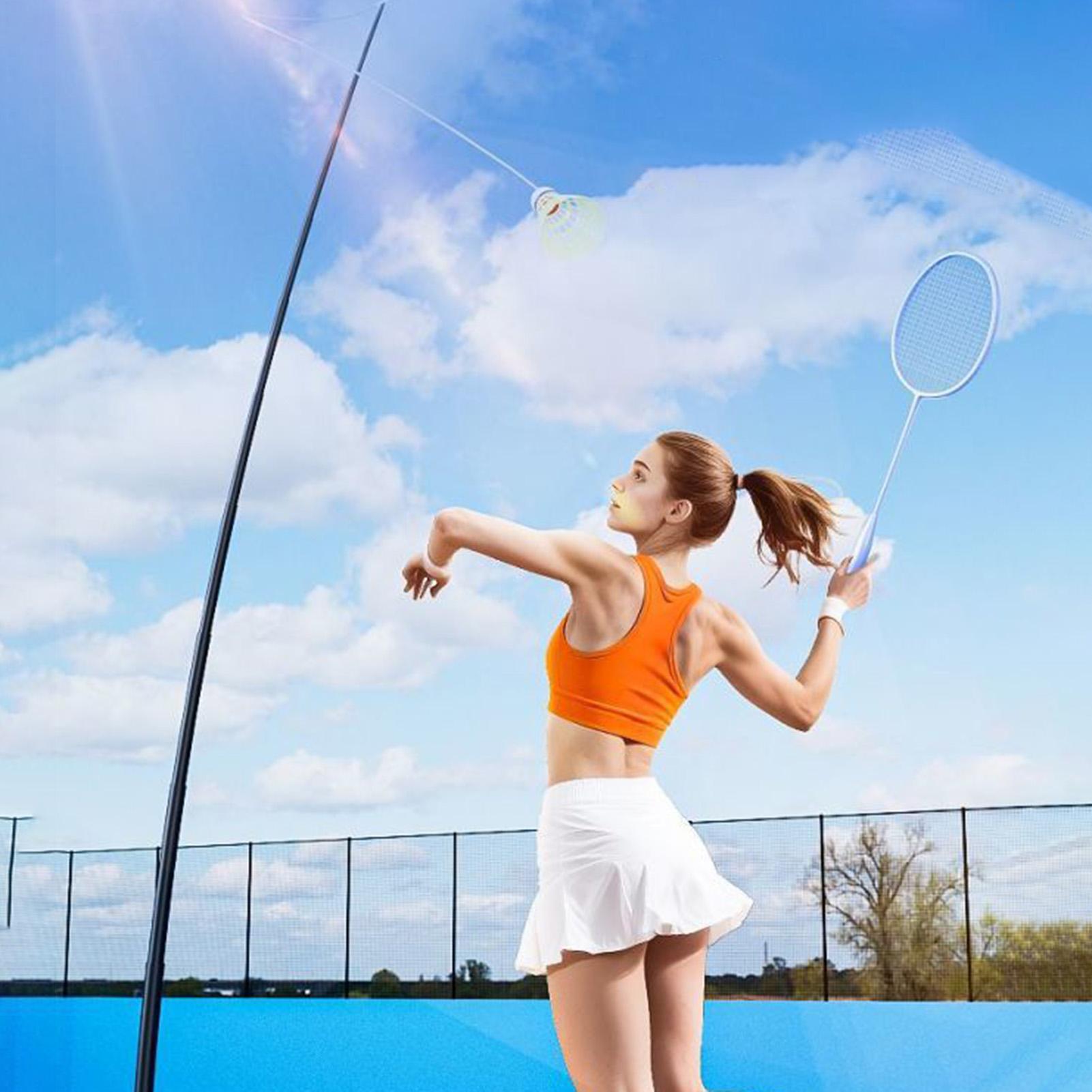 Badminton Single Training Aid  - Badminton Rebound Trainer ulasan dan harga
