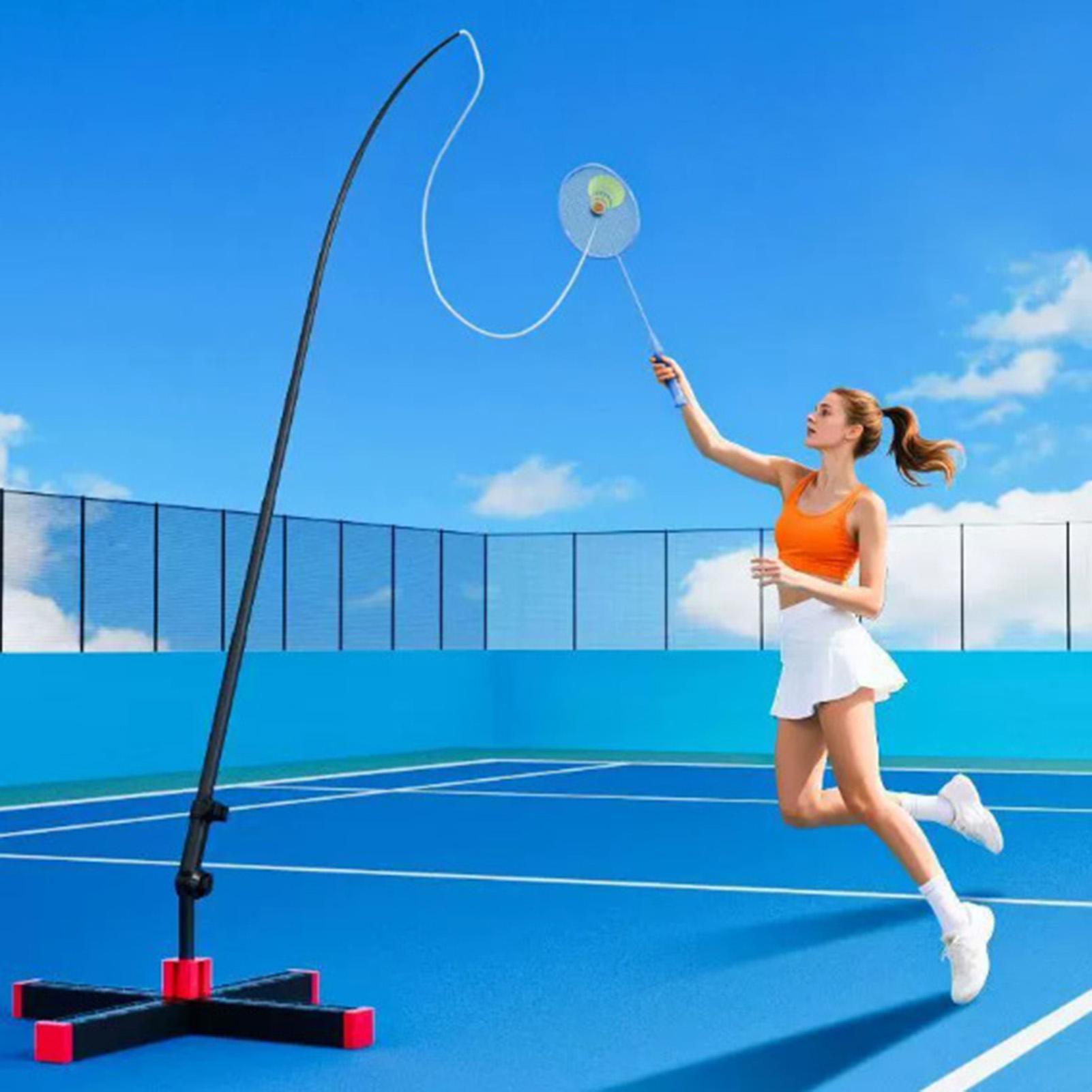 Badminton Single Training Aid  - Badminton Rebound Trainer ulasan dan harga