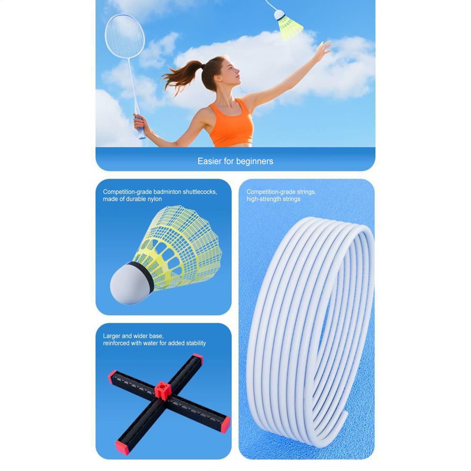Badminton Single Training Aid  - Badminton Rebound Trainer ulasan dan harga