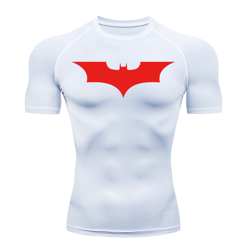 Bat Print Compression Shirts f - T Shirt Dry Fit ulasan dan harga