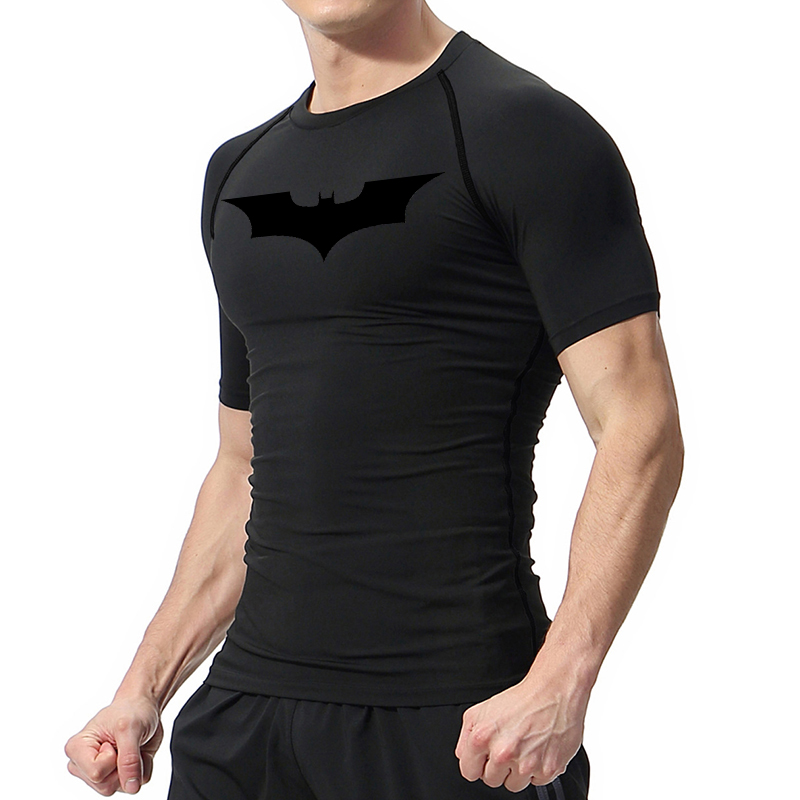 Bat Print Compression Shirts f - T Shirt Dry Fit ulasan dan harga