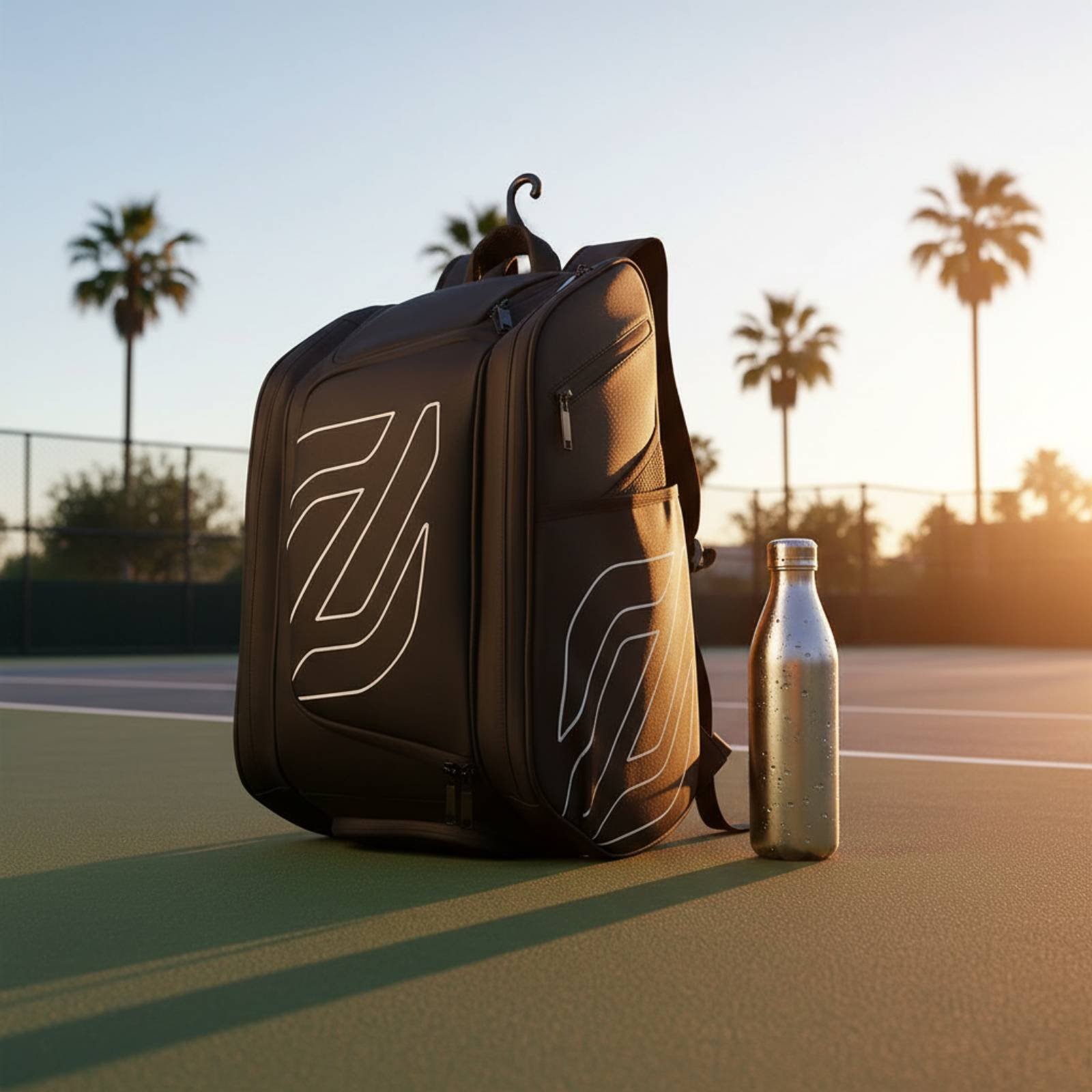 Pickleball Backpack Side Pocke - Badminton Question ulasan dan harga