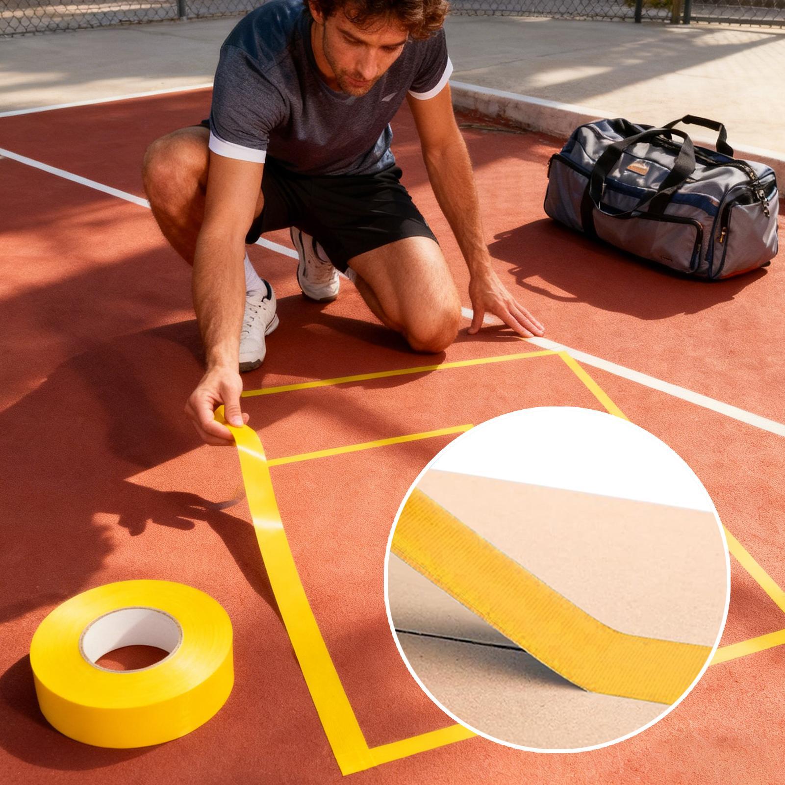Pickleball Tape 0.16x164 Ft Fl - Badminton Outdoor ulasan dan harga