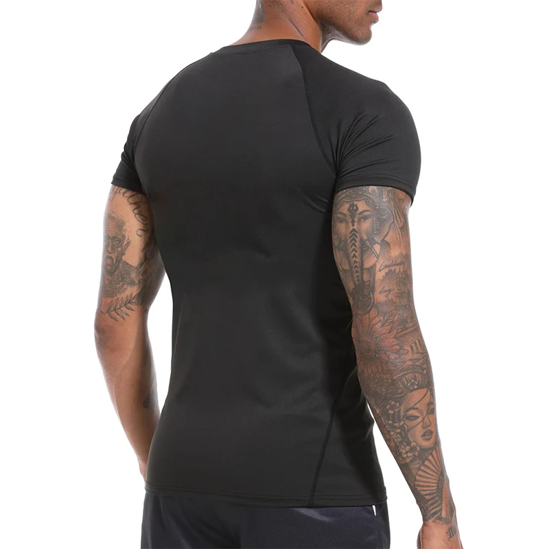 Men's Print Compression Shirts - T Shirt Dry Fit ulasan dan harga