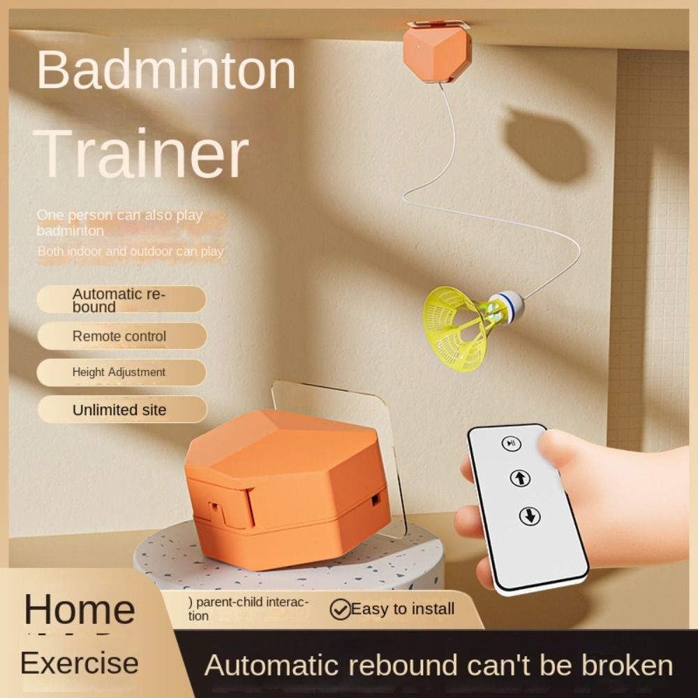 1 Set Accompanying Practice El - Badminton Rebound Trainer ulasan dan harga
