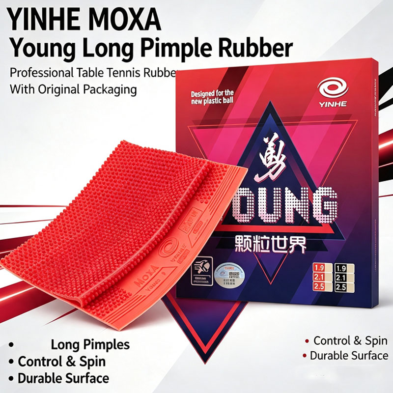 Original YINHE YOUNG Long Pips - Badminton Single ulasan dan harga